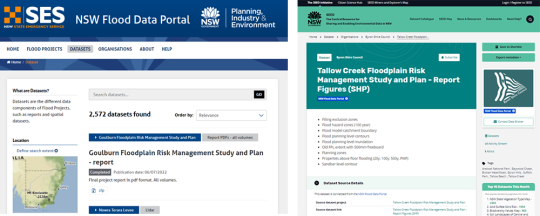 Flood data portal and SEED dataset